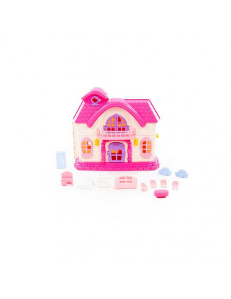 Casuta papusi - Fairy Tale + mobilier, 12 piese