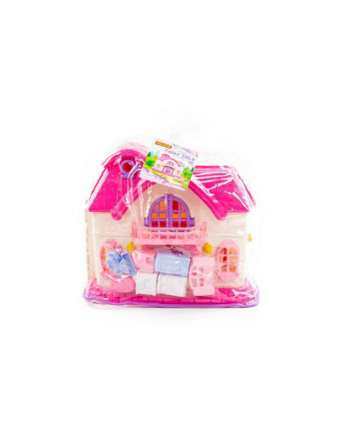 Casuta papusi - Fairy Tale + mobilier, 12 piese