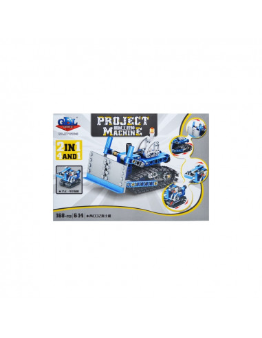 Cuburi constructii 2:1, vehicule, 168 piese,ROB-KY-1010-3