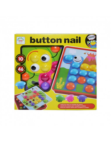 Joc creativitate-mozaic, Button nail,ROB-1260
