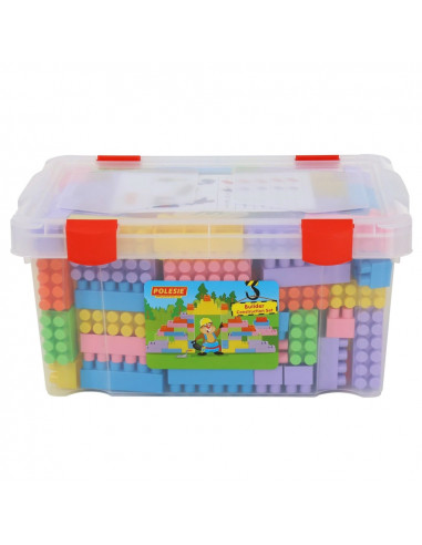 Cuburi constructii, 174 piese/cutie, Polesie,ROB-50557