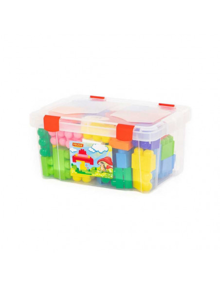 Cuburi constructii Jumbo, 74 piese/cutie, Polesie,ROB-50595