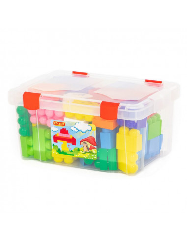 Cuburi constructii Jumbo, 74 piese/cutie, Polesie,ROB-50595