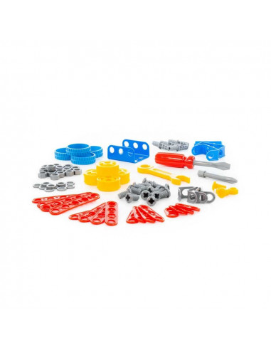 Joc constructii - Micul inginer, 91 piese/cutie