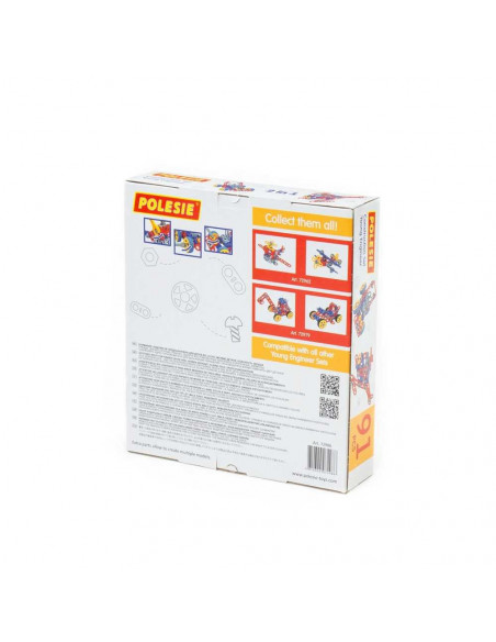 Joc constructii - Micul inginer, 91 piese/cutie