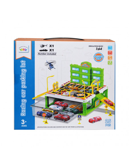 Set Parcare + Masina + Elicopter,ROB-PG1488