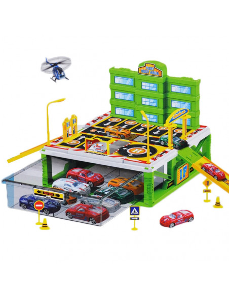Set Parcare + Masina + Elicopter,ROB-PG1488