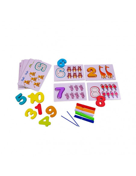 Joc educativ de asociere, numere,ROB-ZC-01A
