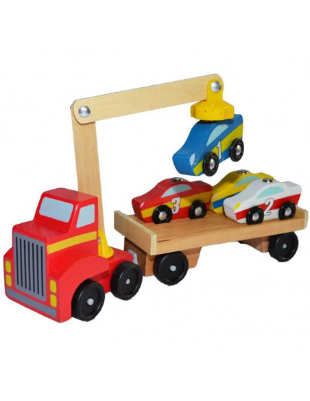 Transportor auto din lemn, magnetic,ROB-MLS-004