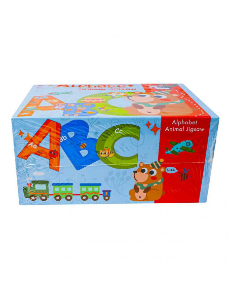 Puzzle din lemn, Alfabet,ROB-ZSB-2102