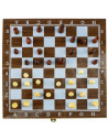Joc 3 in 1: sah, table, dame! Cutie lemn, 29.5x14.5cm,ROB-8939-2