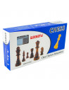 Joc 3 in 1: sah, table, dame! Cutie lemn, 29.5x14.5cm,ROB-8802-2