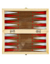 Joc 3 in 1: sah, table, dame! Cutie lemn, 34x17cm,ROB-8939-3