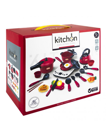 Play set bucatarie, 22 piese,ROB-3201A