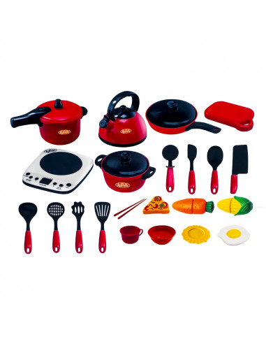 Play set bucatarie, 22 piese,ROB-3201A