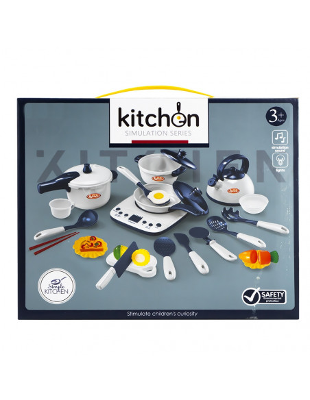 Play set bucatarie, 22 piese,ROB-3201B