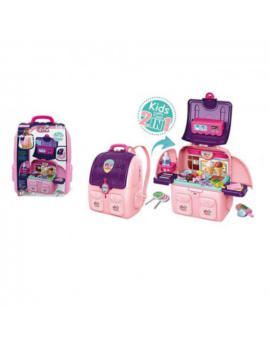 Play set bucatarie, in ghiozdanel, pentru fete,ROB-628-3