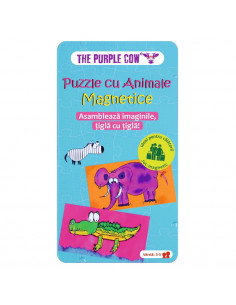 Joc magnetic - Puzzle cu Animale,ROB-CW0213