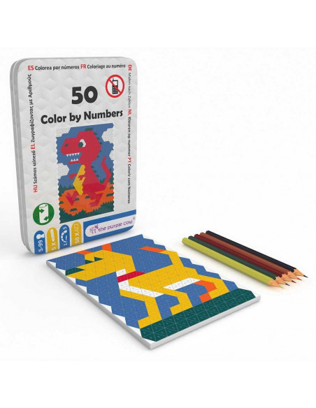 50 de imagini - Coloreaza dupa numere,ROB-CW0304