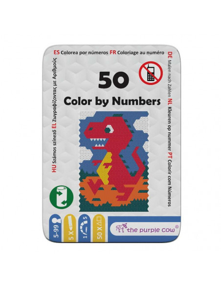 50 de imagini - Coloreaza dupa numere,ROB-CW0304