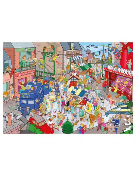 Puzzle Cauta si Gaseste - La Paris, 1000 piese,ROB-GLT9242