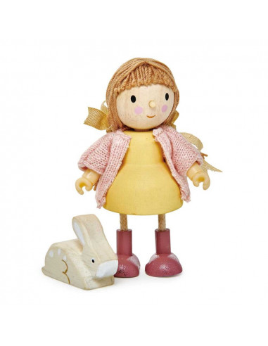 Figurine din lemn - Amy si iepurasul,ROB-TL8146
