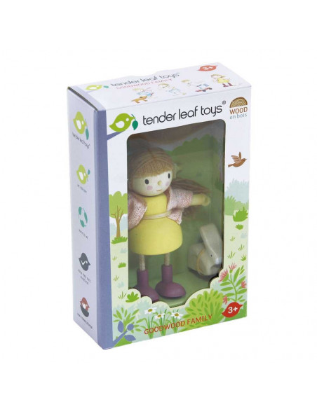 Figurine din lemn - Amy si iepurasul,ROB-TL8146