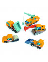Utilaje constructii, din lemn, 5 piese,ROB-TL8355