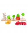 Numaratoarea morcovilor, din lemn, 16 piese,ROB-TL8407