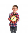 Ceas educativ Buburuza, din lemn,ROB-TL8412