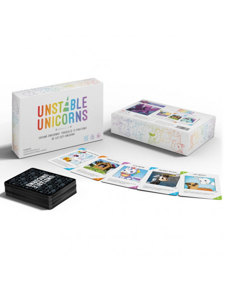 Joc de societate - Unstable Unicorns, lb. romana,ERR-ROB-
