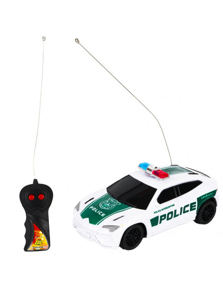 Masina politie cu RC, 17x8x7 cm,ROB-988-2B
