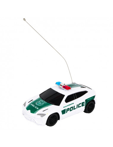 Masina politie cu RC, 17x8x7 cm,ROB-988-2B