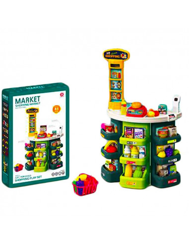 Supermarket, cu lumina si sunet + accesorii, pentru baieti