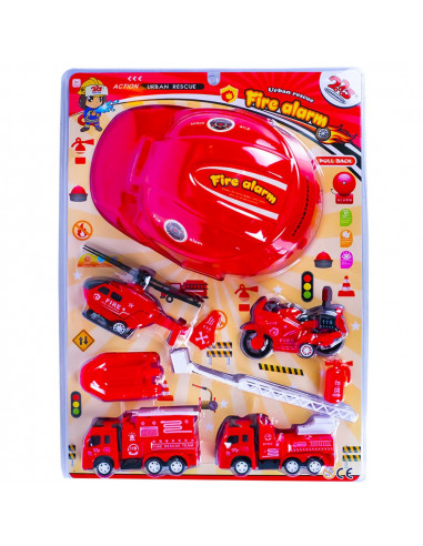 Play set pompieri + casca,ROB-225-8894