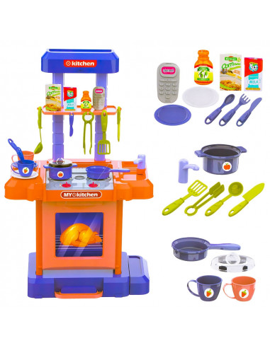 Play set bucatarie, cu lumina si sunet,ROB-661-513