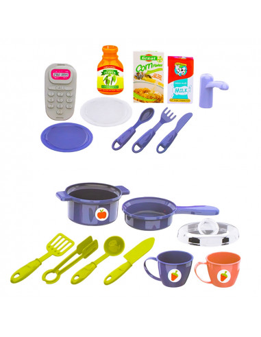 Play set bucatarie, cu lumina si sunet,ROB-661-513