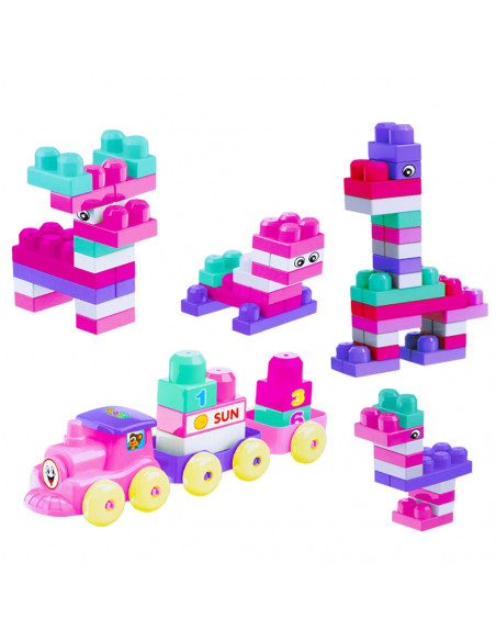 Cuburi constructii JUMBO, 80 piese/cutie,ROB-6668-8