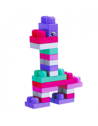 Cuburi constructii JUMBO, 80 piese/cutie,ROB-6668-8