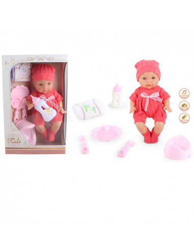 Bebelus care face pipi + olita+ accesorii,ROB-AD8801-A1