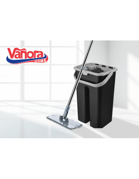 SET CURATENIE MASTER CLEAN CU MOP PLAT, VANORA HOME,VN-PP-BLK7