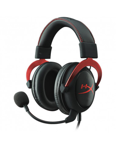 4P5M0AA,Casti Gaming HyperX Cloud II 7.1, cu fir, Red