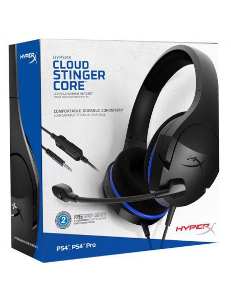 4P5J8AA,Casti Gaming HP HyperX Cloud Stinger Core, cu fir, negru/albastru