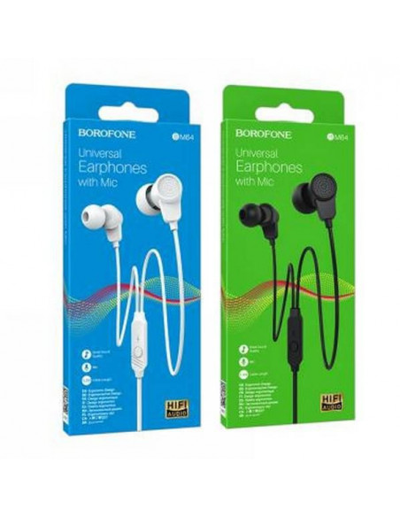 Handsfree Casti In-Ear Borofone BM64 Goalant, Cu microfon, 3.5