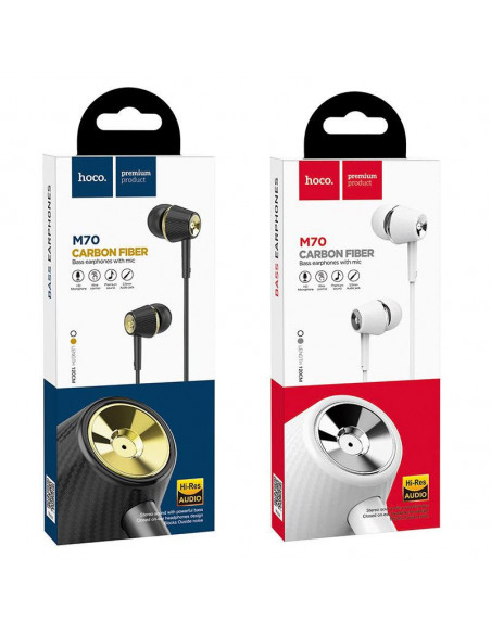Handsfree Casti In-Ear HOCO M70, Cu microfon, 3.5 mm