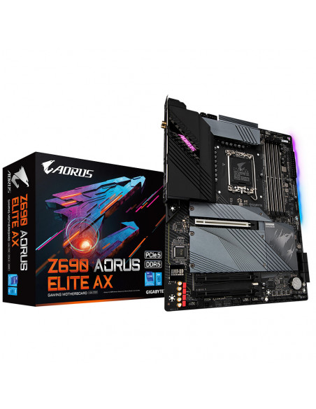 Placa de baza Gigabyte Z690 AORUS ELITE AX, DDR5, LGA 1700,Z690