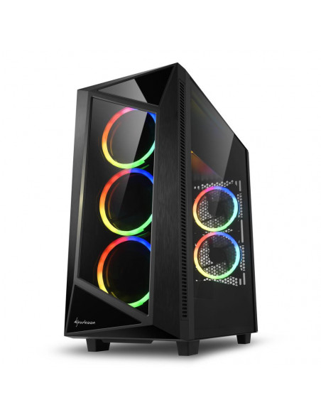 Carcasa Sharkoon REV200, ATX, fara sursa, RGB,REV200