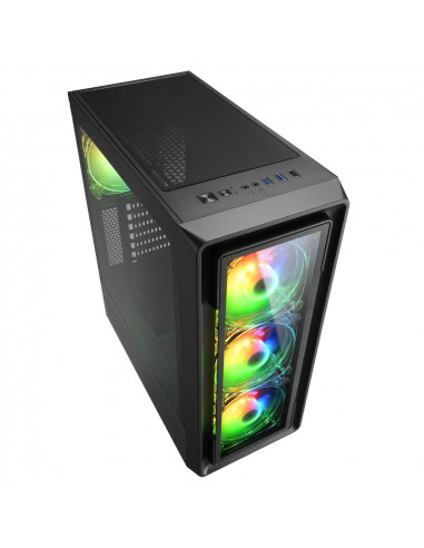 Carcasa Sharkoon TK4 ATX, fara sursa, RGB,TK4 RGB
