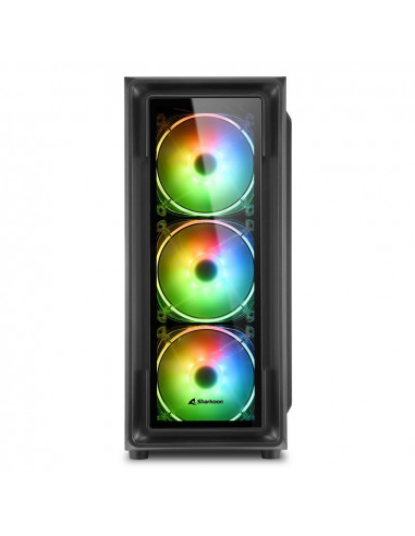 Carcasa Sharkoon TK4 ATX, fara sursa, RGB,TK4 RGB