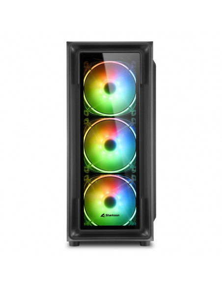 Carcasa Sharkoon TK4 ATX, fara sursa, RGB,TK4 RGB
